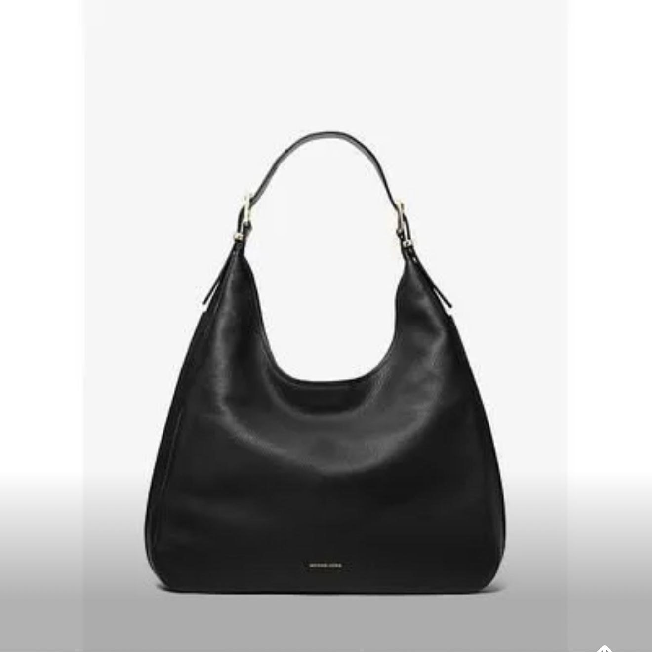 Michael Kors Nolita Large Leather Hobo Shoulder Bag - Black