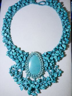 Russian Altai Turquoise Necklace