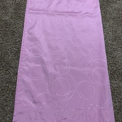 2-beautiful pink room darkening drapes size 42 x 63