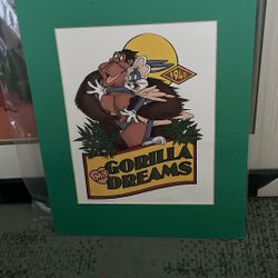 “Gorilla My Dreams” Litho Print Bugs Bunny