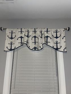 Nautical Anchor Window Valance