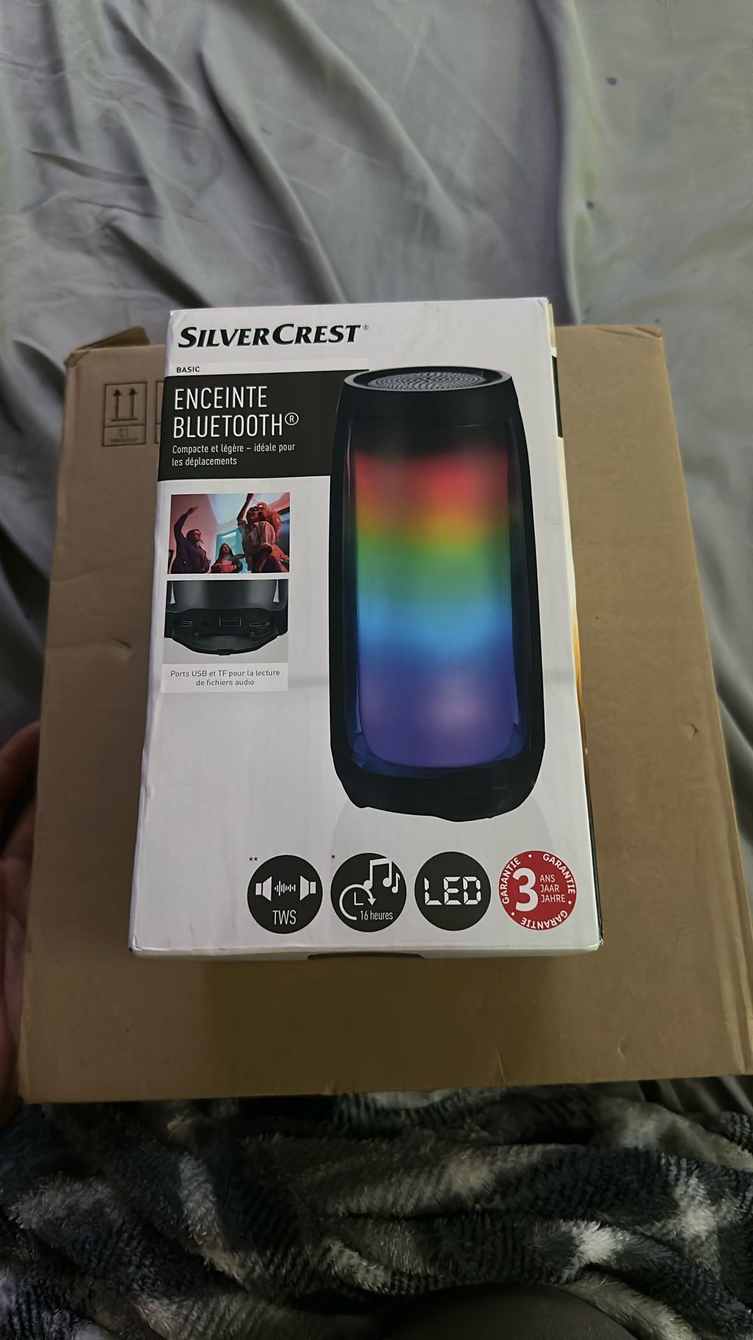 Silver Crest Bluetooth Speaker