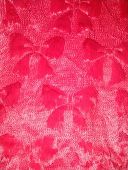 Set of 2 MIULEE Red Bow Textured Throw Pillow Covers (18x18)
