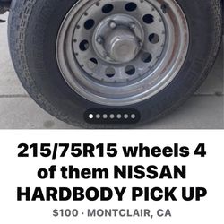 215/75R15 WHEELS HARDBODY  Pick Up