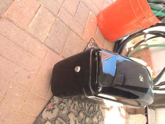 Bicycle case or hard bag rear seat hardcase