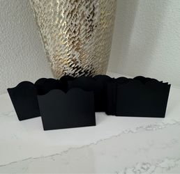Party/Dinner Supplies  Scallop Edge Mini Tabletop Chalkboard Signs  Set of 16