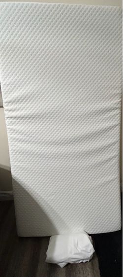 8” twin size med firm cooling gel pressure relief memory foam mattress w/ protective cover