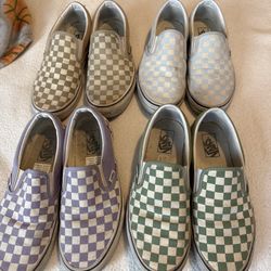 4 Pairs Of Vans Size 9