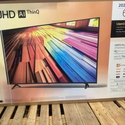 65" Screen Led Smart 4k Ultra HDTV By LG ThinQ.  1 year Warranty