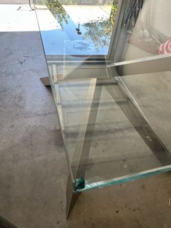 Glass table