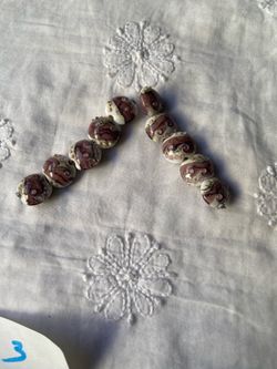 Glass beads.Hand made