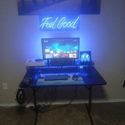 Blue Gaming Setup!! 