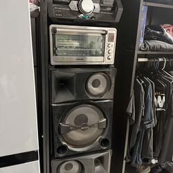 Sony mx5 stereo am fm cd bluetooth very powerful mass base