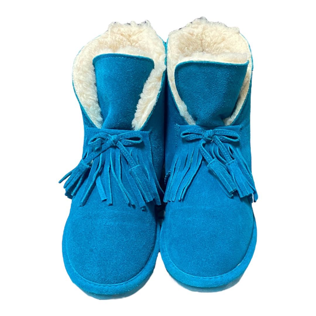 BearPaw Christie Boots Color:Teal Size:8M