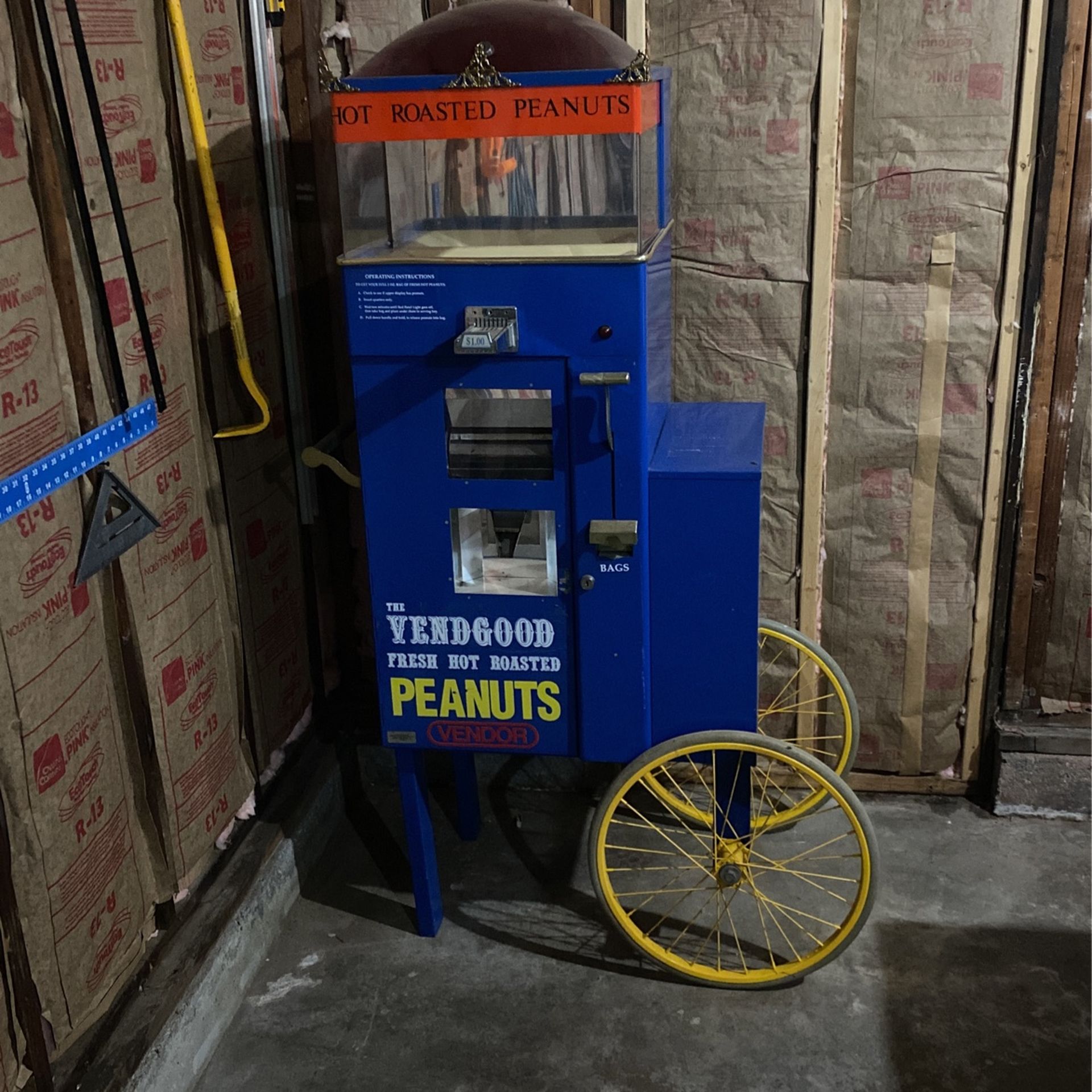 Vintage Peanut Roasting Machine