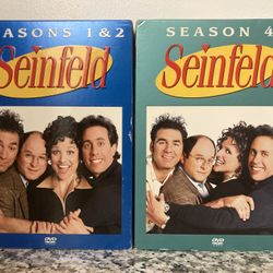 SEINFELD SEASON 1 & 2 AND 4 (4DISC SETS) 📀