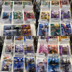 Nintendo Amiibo figures just in at Mantiques in Fremont Niles California. Priced individually to sell. 37671 niles blvd Fremont Ca. 94546 Monday
