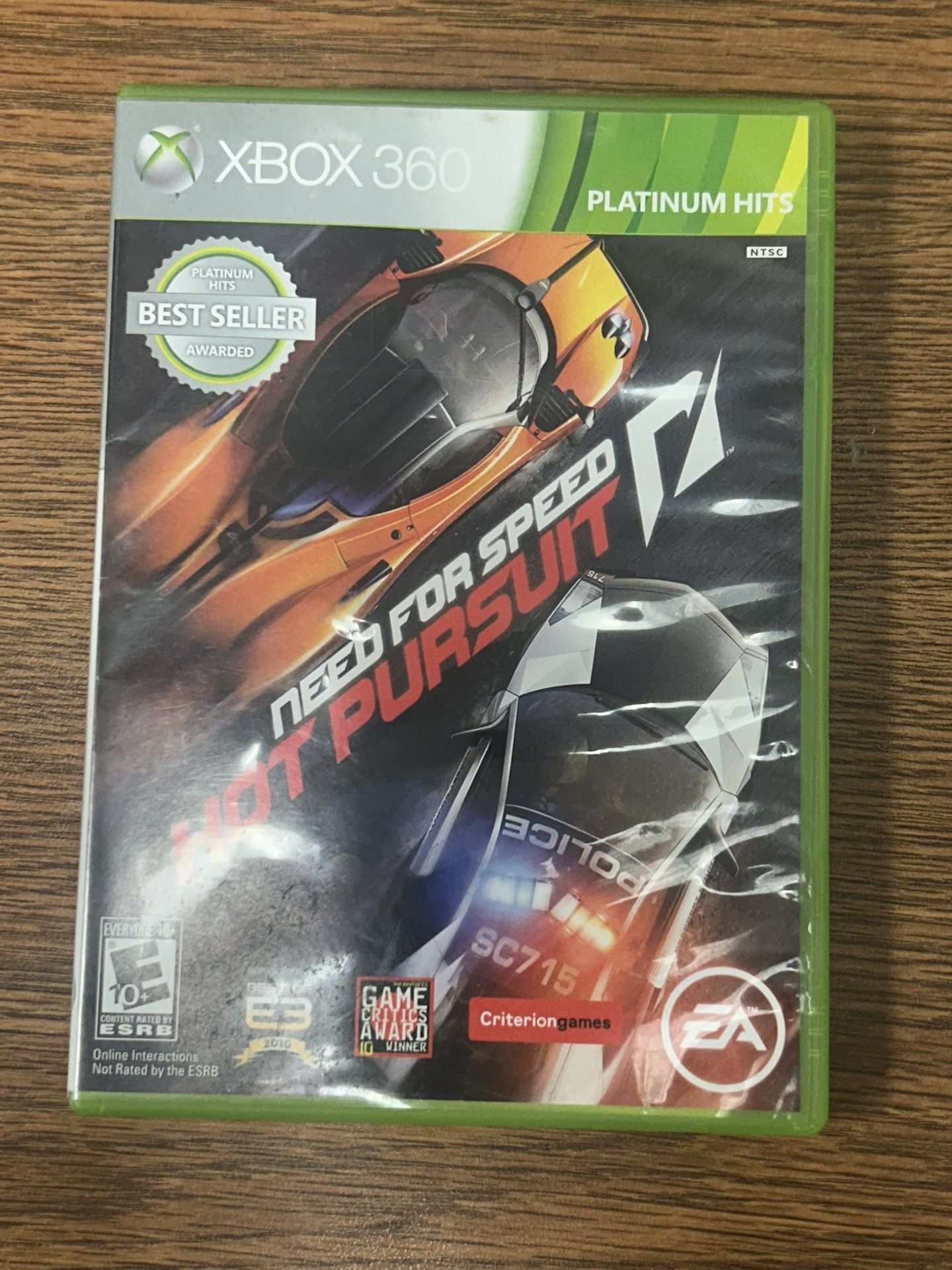 Need for Speed: Hot Pursuit – Xbox 360 Platinum Hits – Complete Case