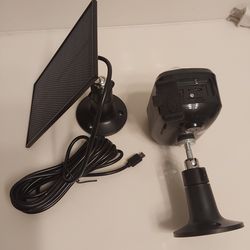 Battery Operated Surveillance Camera with Solar Panel .