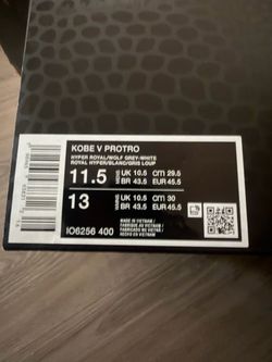 Kobe 5 “dodgers” Sz 11.5