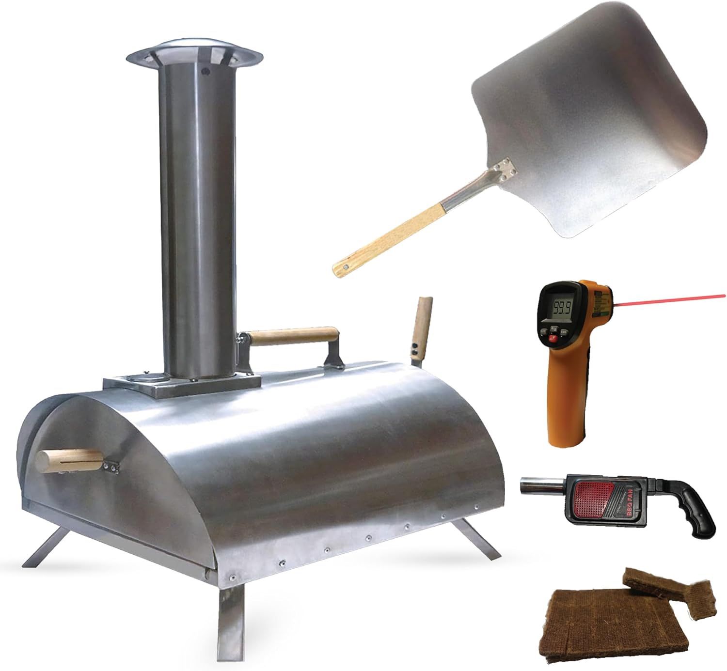 Pellethead PoBoy Outdoor Pellet Pizza Oven Like Ooni Wood Fired Grill Accessories