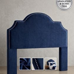 Luxurious Navy Blue Headboard