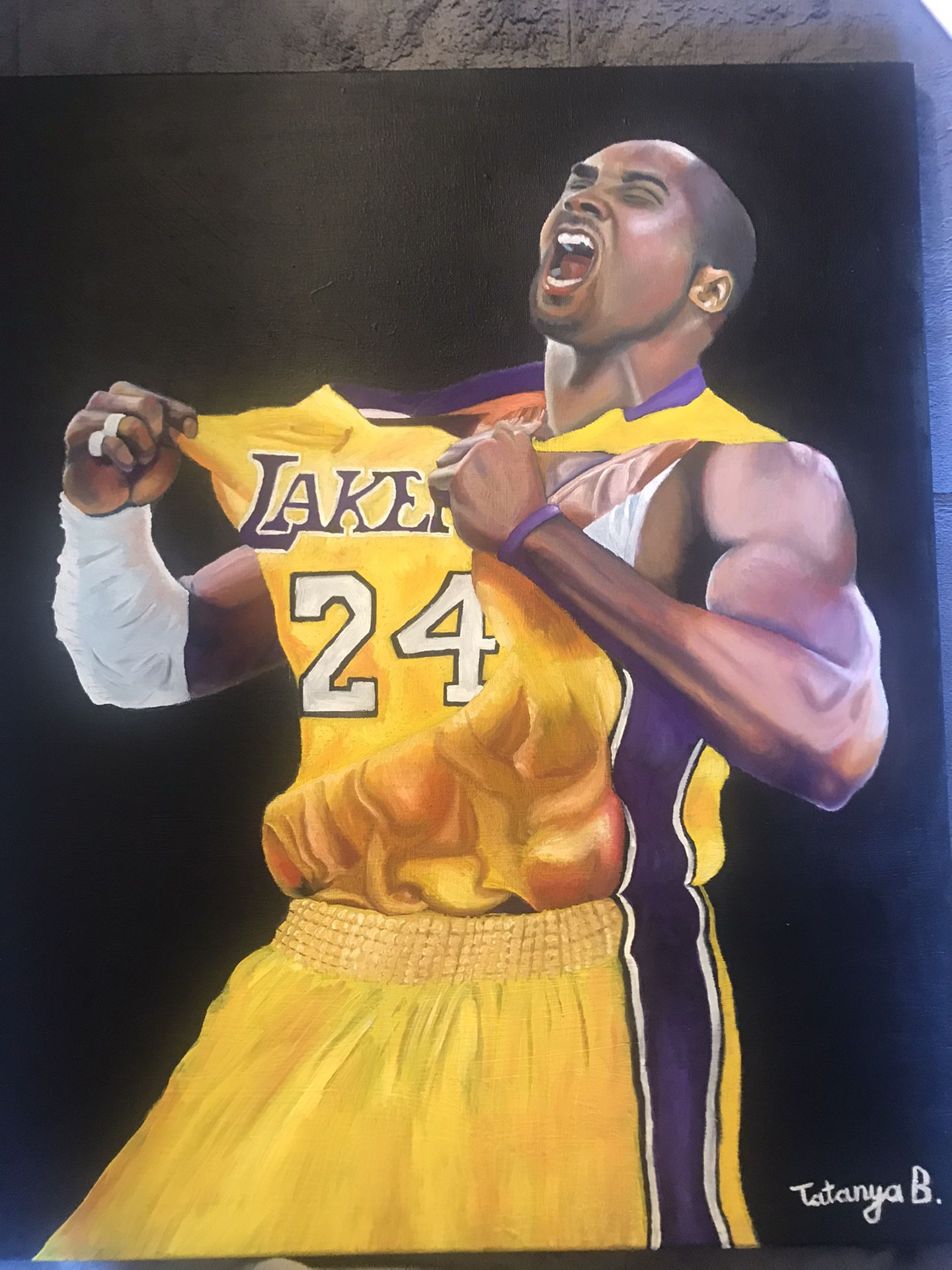 Kobe Bryant Painting