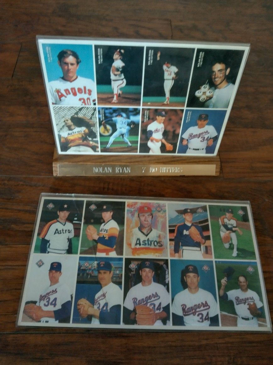 Collectible Nolan Ryan Baseball Cards. 