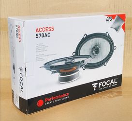 Focal Performance 570AC Car Speaker Set 5x7" 2-Way Coaxial Speakers System 120 Watts 🚨 Payment Options Available 🚨 No Credit Needed 🚨