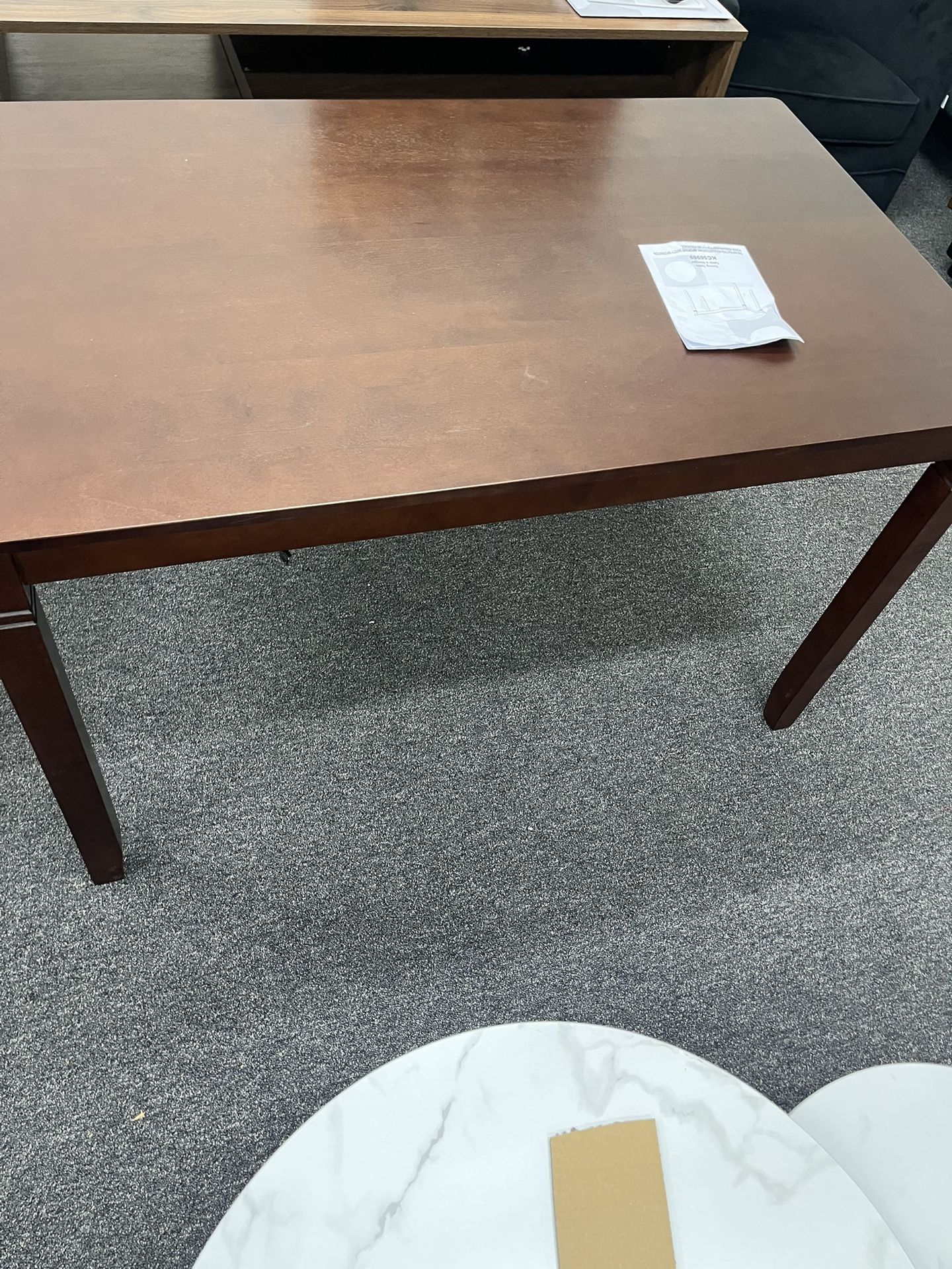 Dining Table For 4 People, 48” X 29 Kitchen Table With Wood Legs,All Products : American Fashion Style Bags On Sale