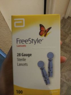 Finger poke needle