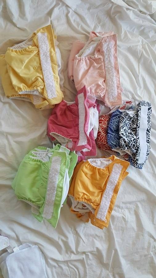 Huge Cloth Diaper Stash - Bum Genius, Charlie Banana - (LOS ANGELES)