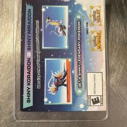 Shiny Koraidon Or Shiny Miraidon
