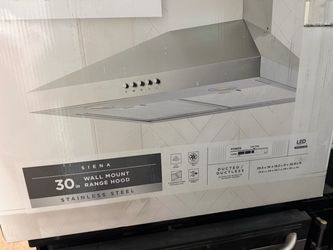 Siena 30-Inch Stainless Steel Wall Mount Range Hood