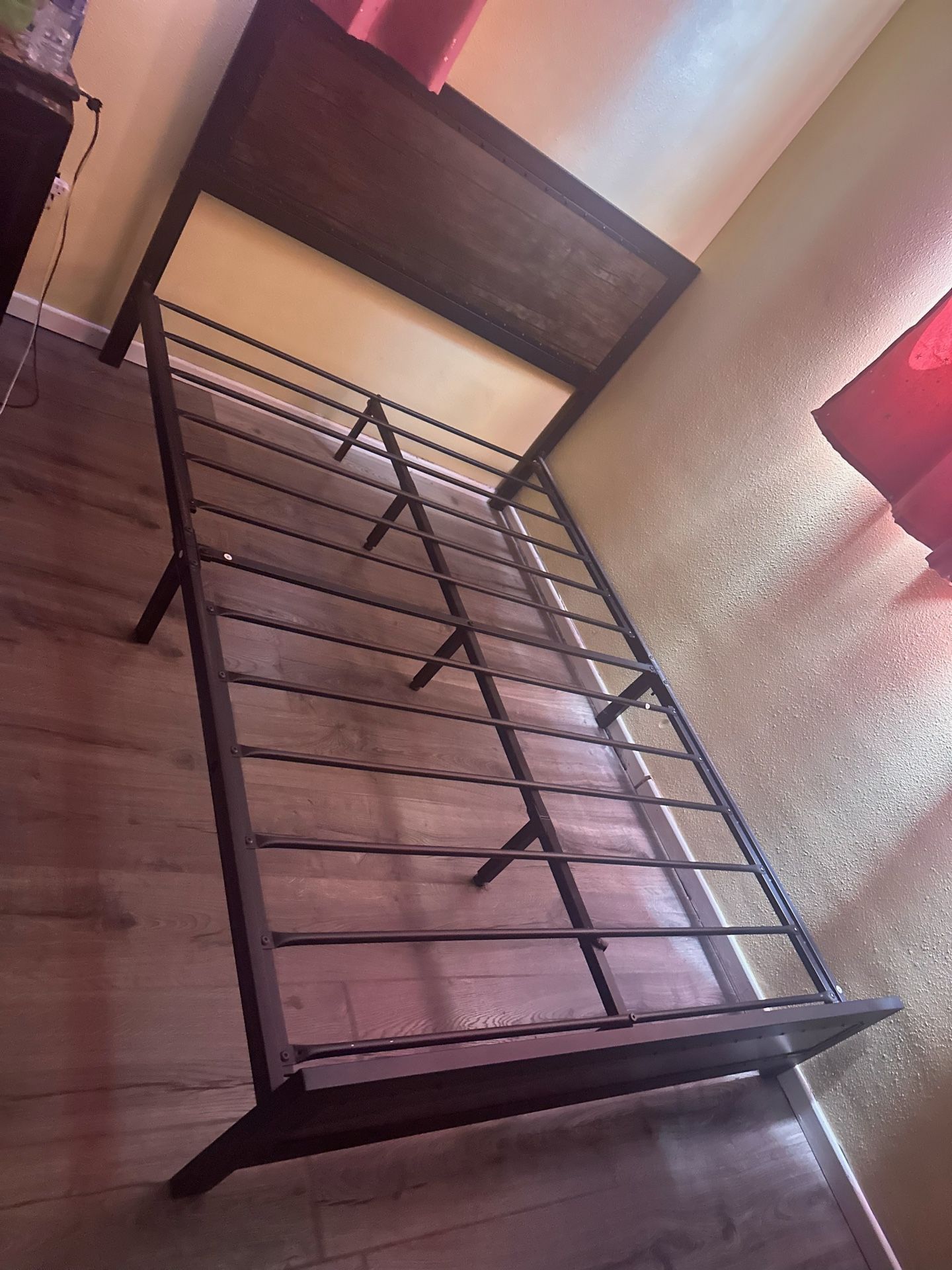 Metal Bed And Box Spring Include 