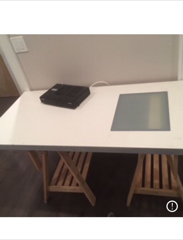 ART WHITE LIGHT DESK ANGLE ADJUSTABLE ANGLES
