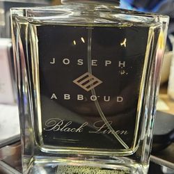 Black Linen by Joseph Abboud 3.4 Fl Oz. Edt Perfume Cologne Men's  Rare Oop Htf 