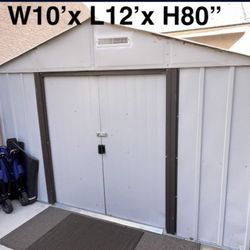 10’x12’ Metal Outdoor Storage Shed