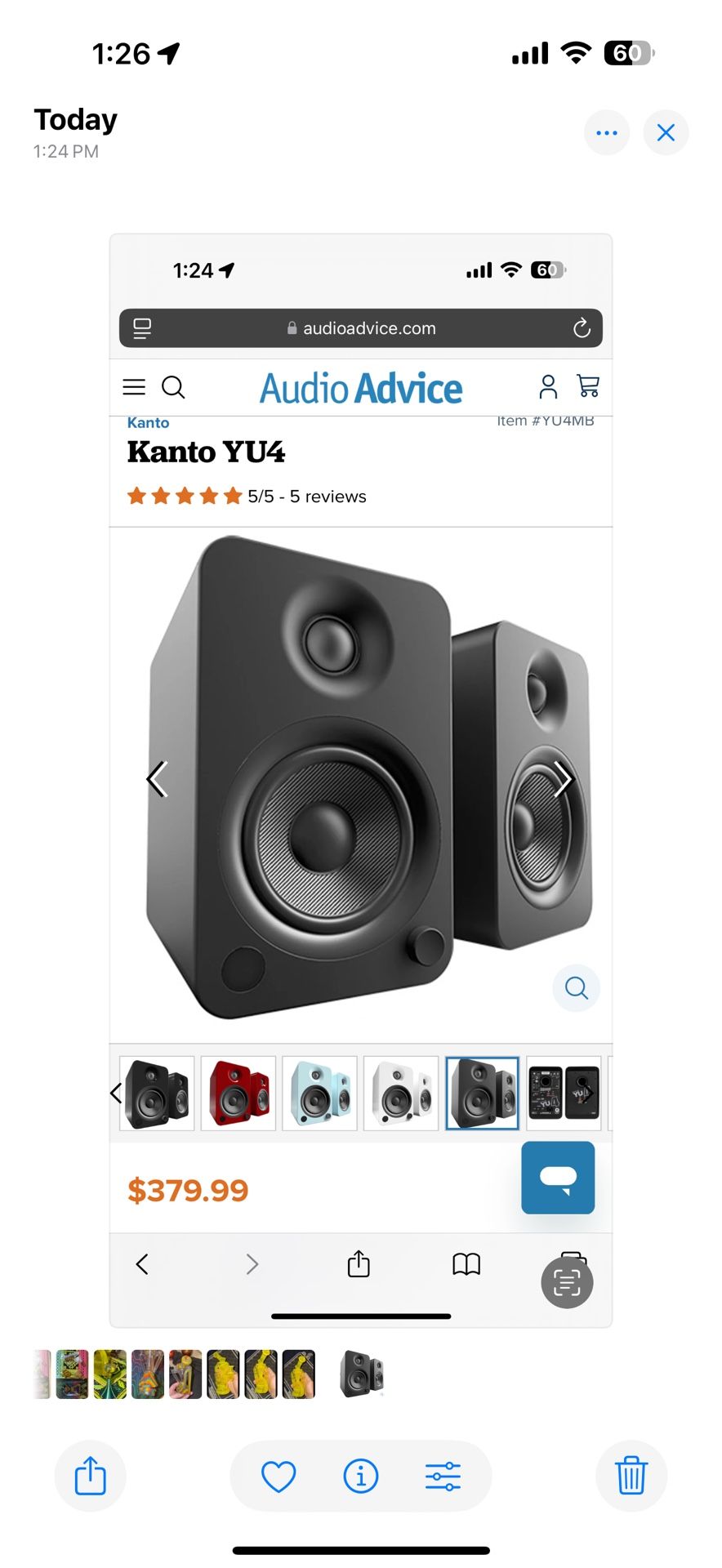 Kanto Yu4 Speakers New