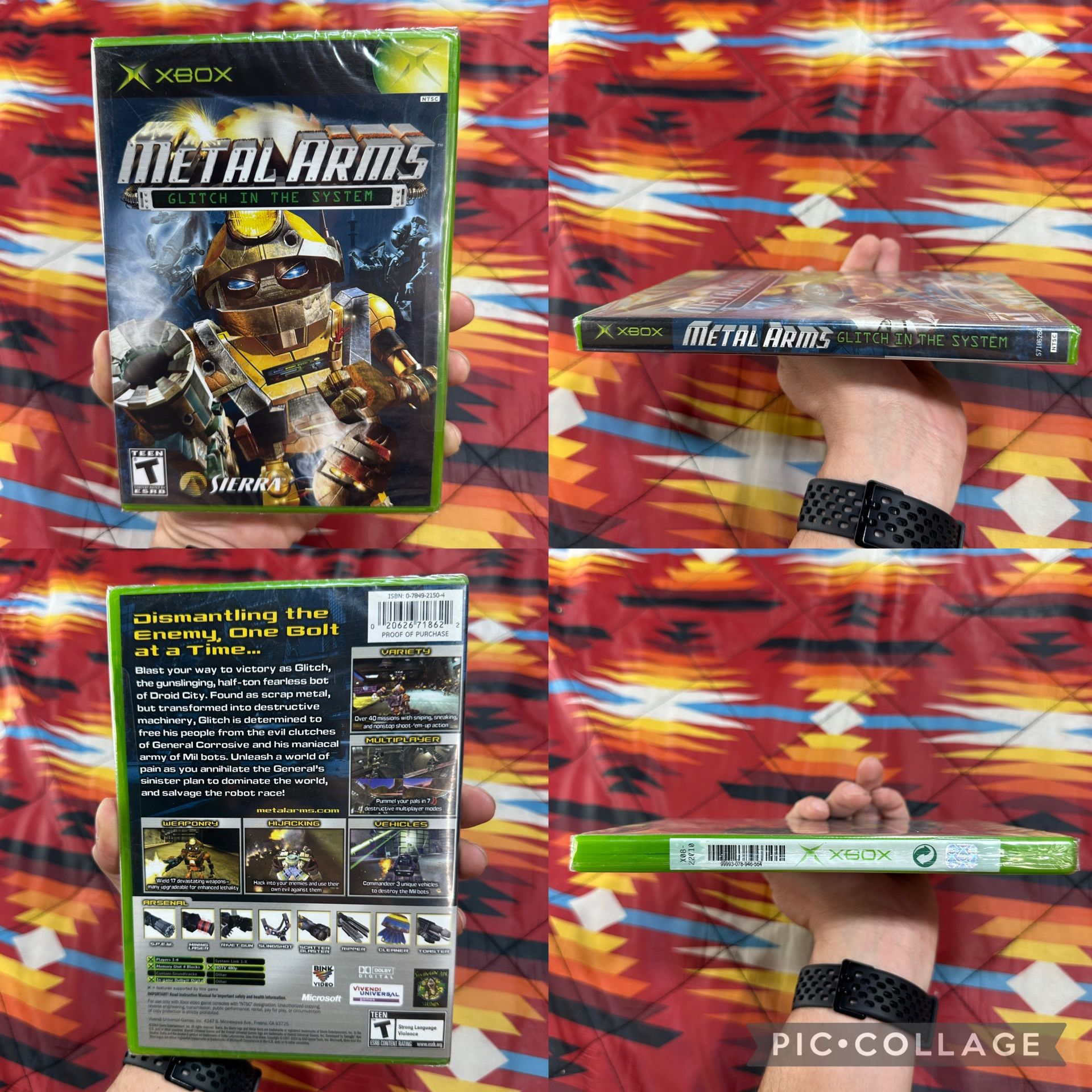 Metal Arms: Glitch in the System (Microsoft Xbox, 2003) Brand New Factory Sealed