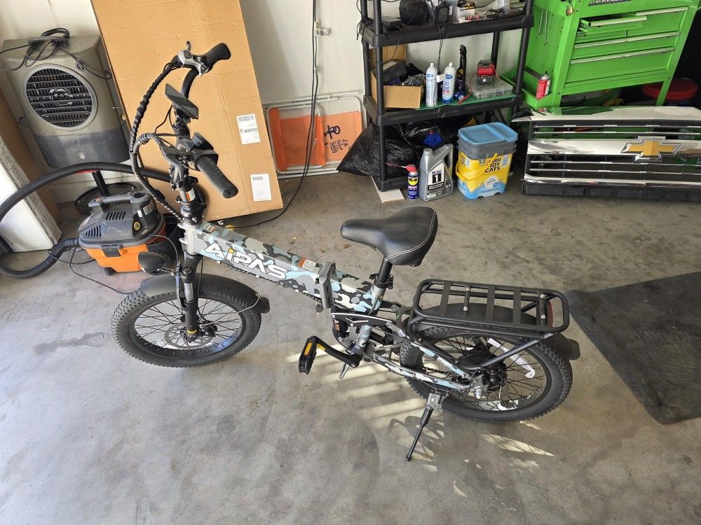 Aipas Electric Bike 500lbs Capacity
