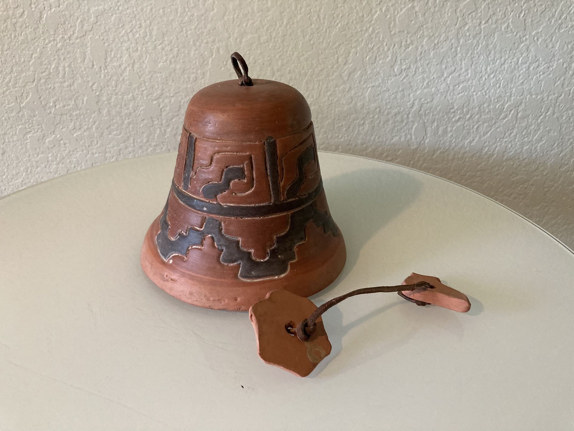 Southwestern Wind Chime Terracotta Clay