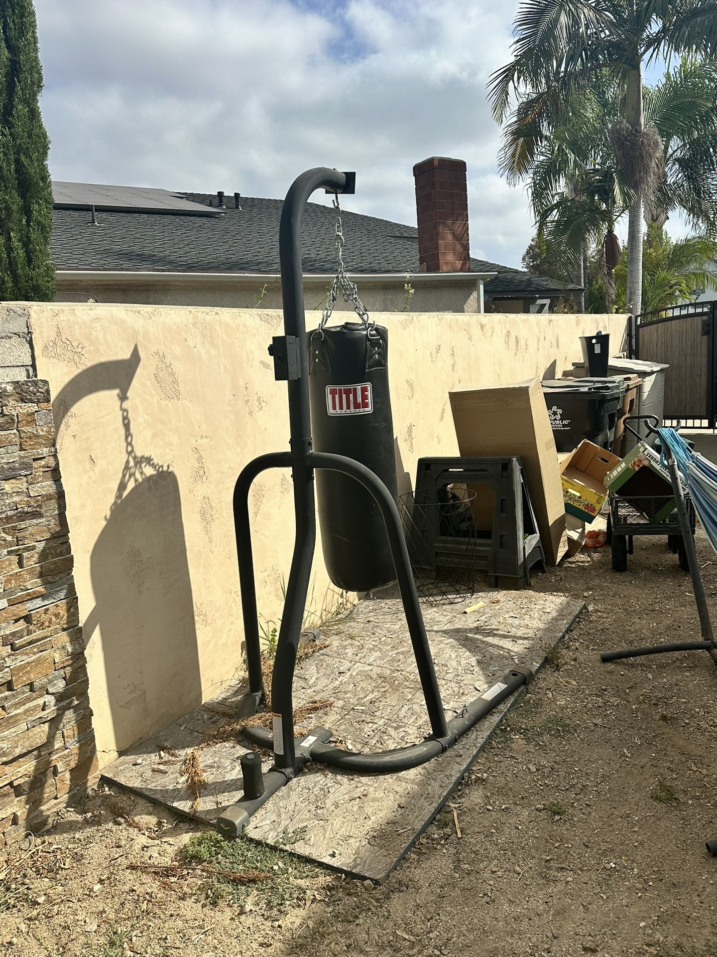 Free Heavy Bag and Stand