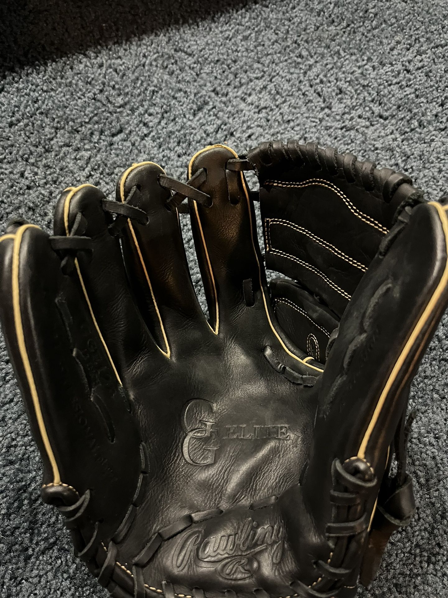 Rawlings GG Elite 12" Baseball Left Handed Throw Glove | Black