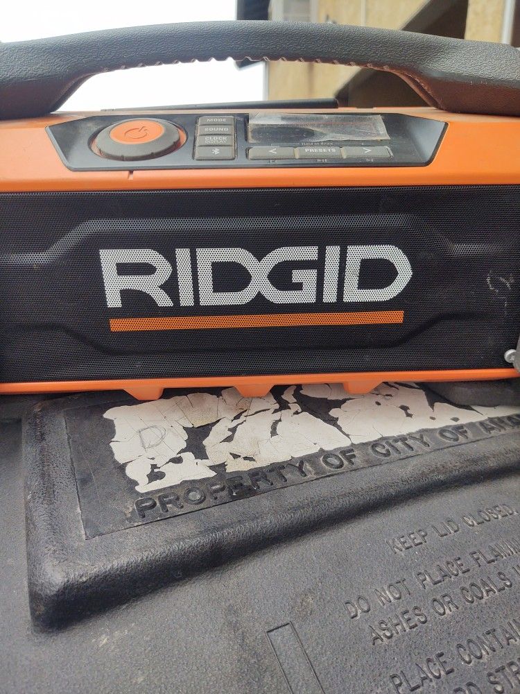 Ridgid. Blue Tooth Radio