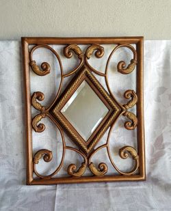 Bombay Company Vintage Anatole Mirror 18" x 22" frame 8" x 10 " mirror