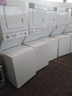 24 in stackable washer/dryer working perfectly with 4 months warranty from $250 and up