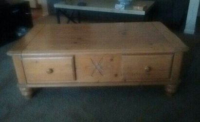 Real Pine Coffee Table