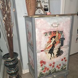 Whimsical Art Furniture Accent Cabinet 