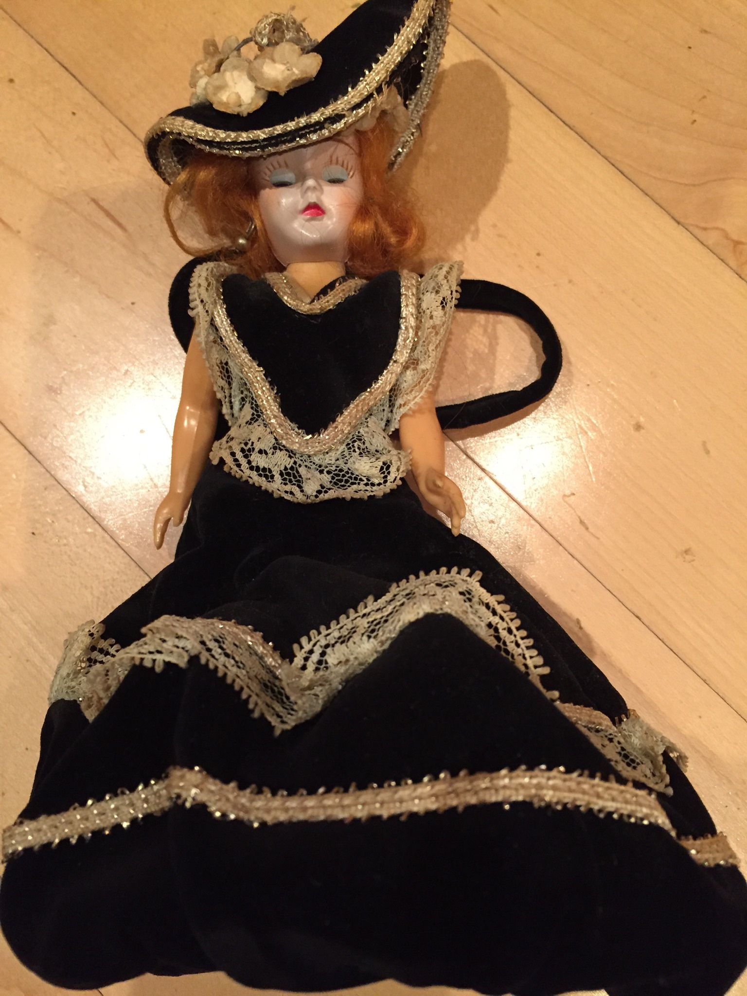 Vintage Antique Doll Purse